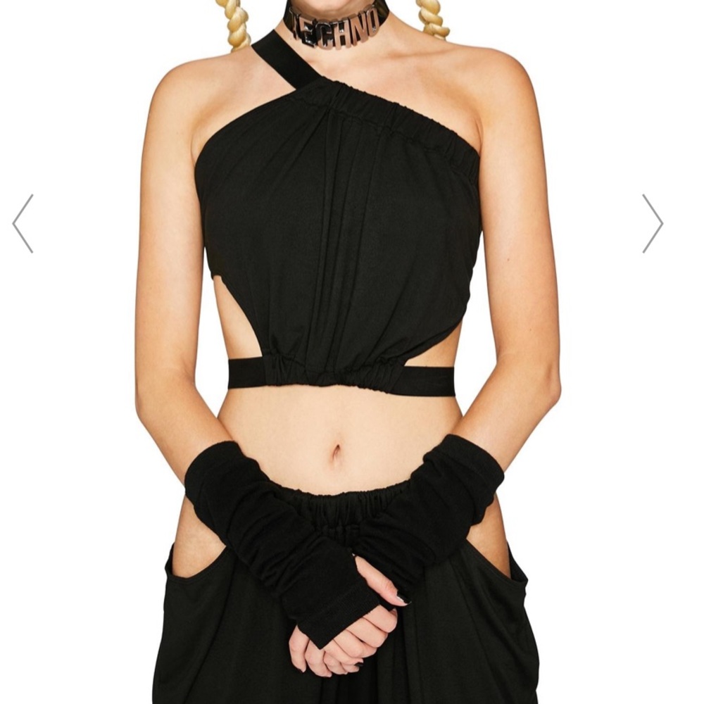 Dolls Kill Club Exx Techno Takedown Crop Top -XXL